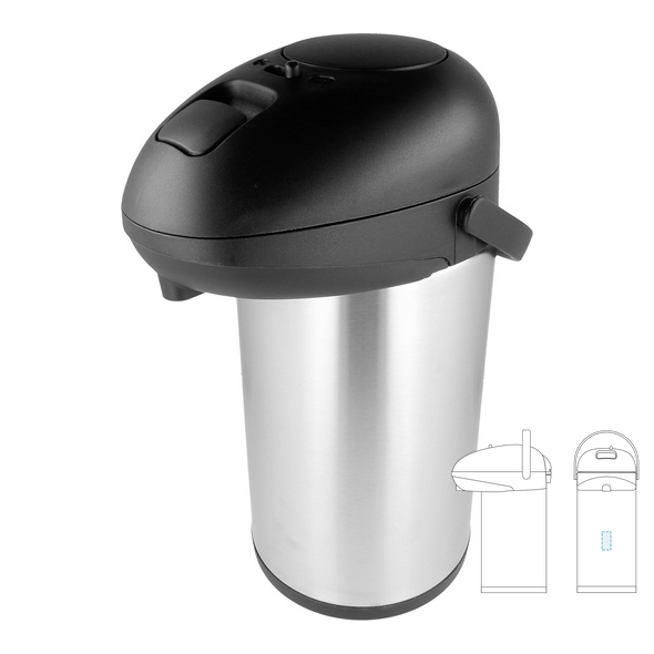 Termo s "velkým" čerpadlem z nerezové oceli